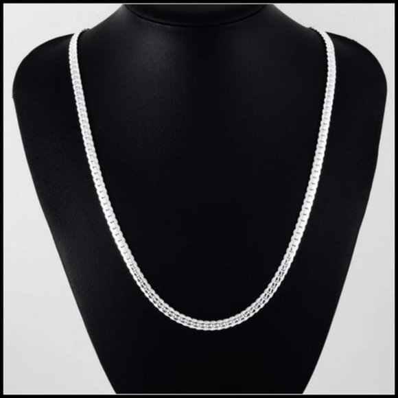 925 Sterling Silver 20'' Snake Chain Necklace - Picture 9 of 9